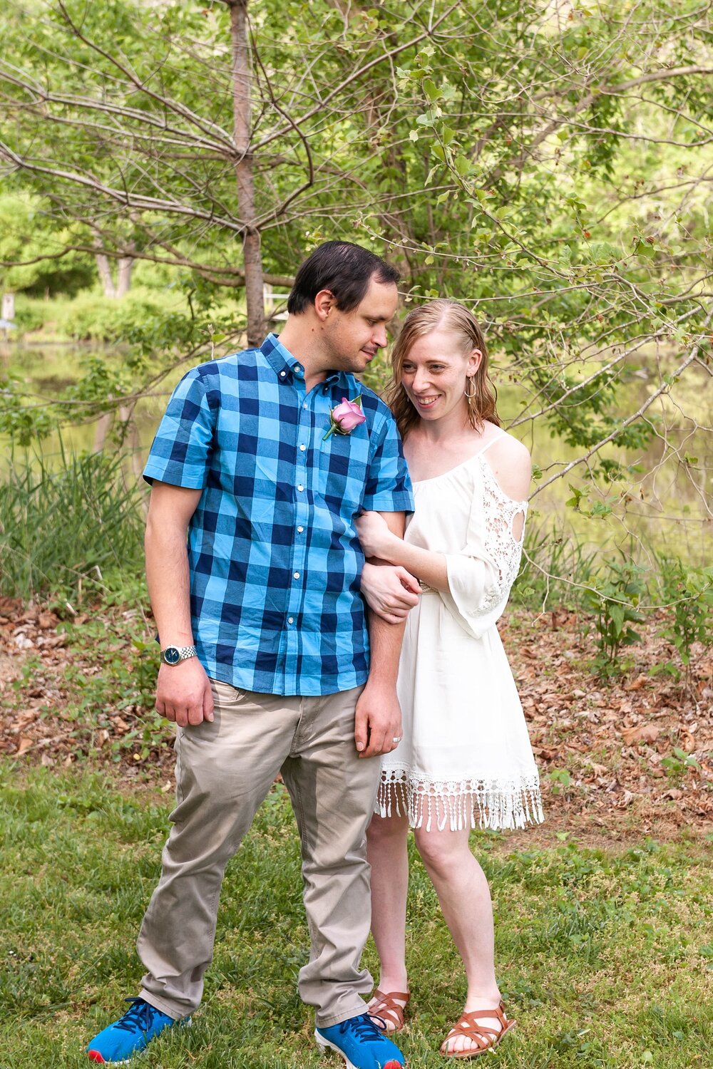 Susquehanna State Park intimate wedding in Harford, Maryland | Frederick MD wedding photographer Wendy Zook Photography captures COVID-19 elopement in Maryland