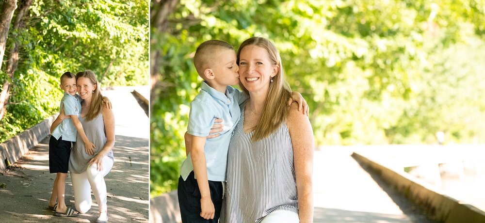 Wendy Zook Photography captures lakeside family portraits in Lake Linganore | Frederick MD family photographer, family photos in Lake Linganore, relaxed family portrait session