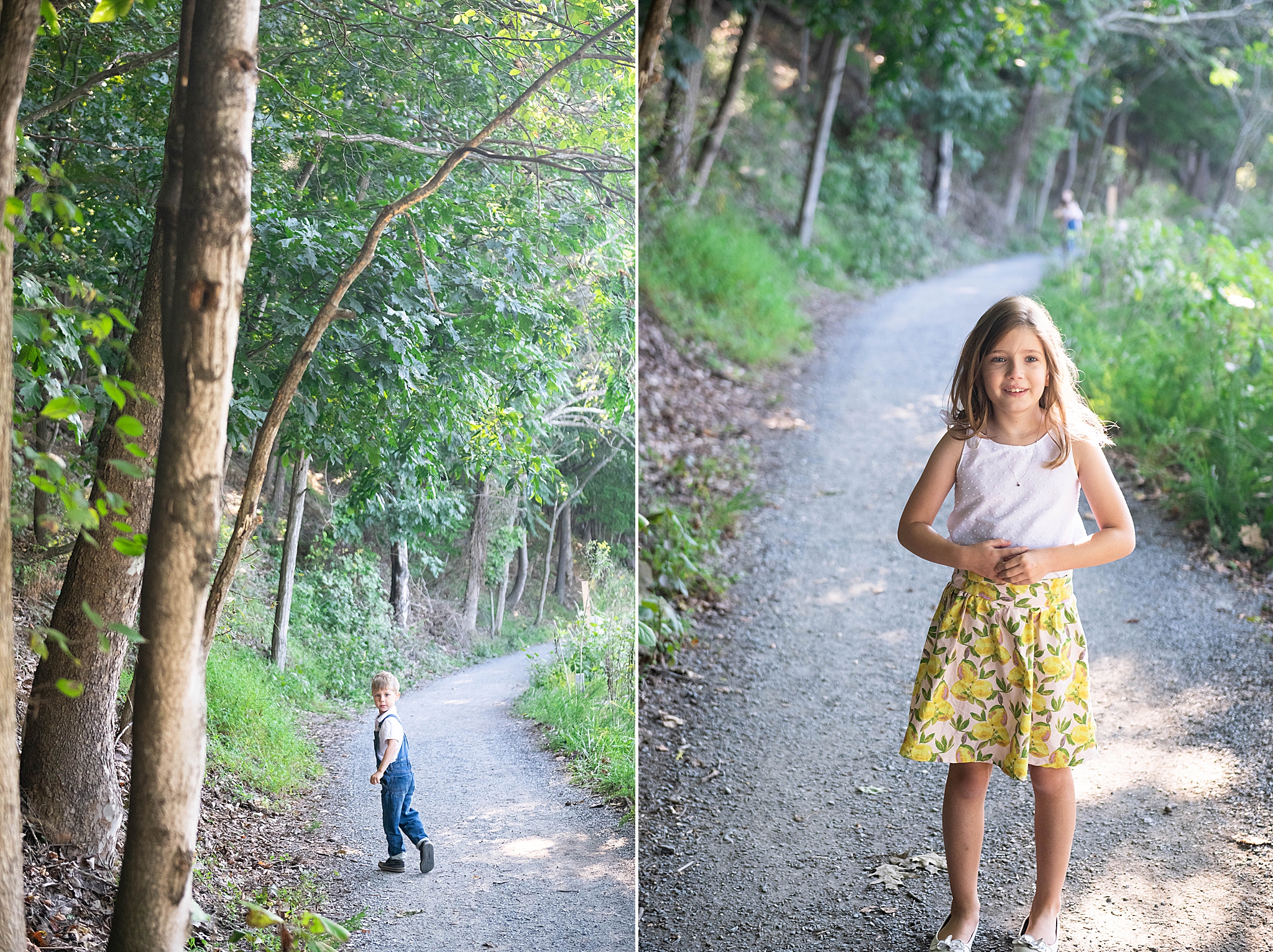 children play during Lake Linganore Photo Session