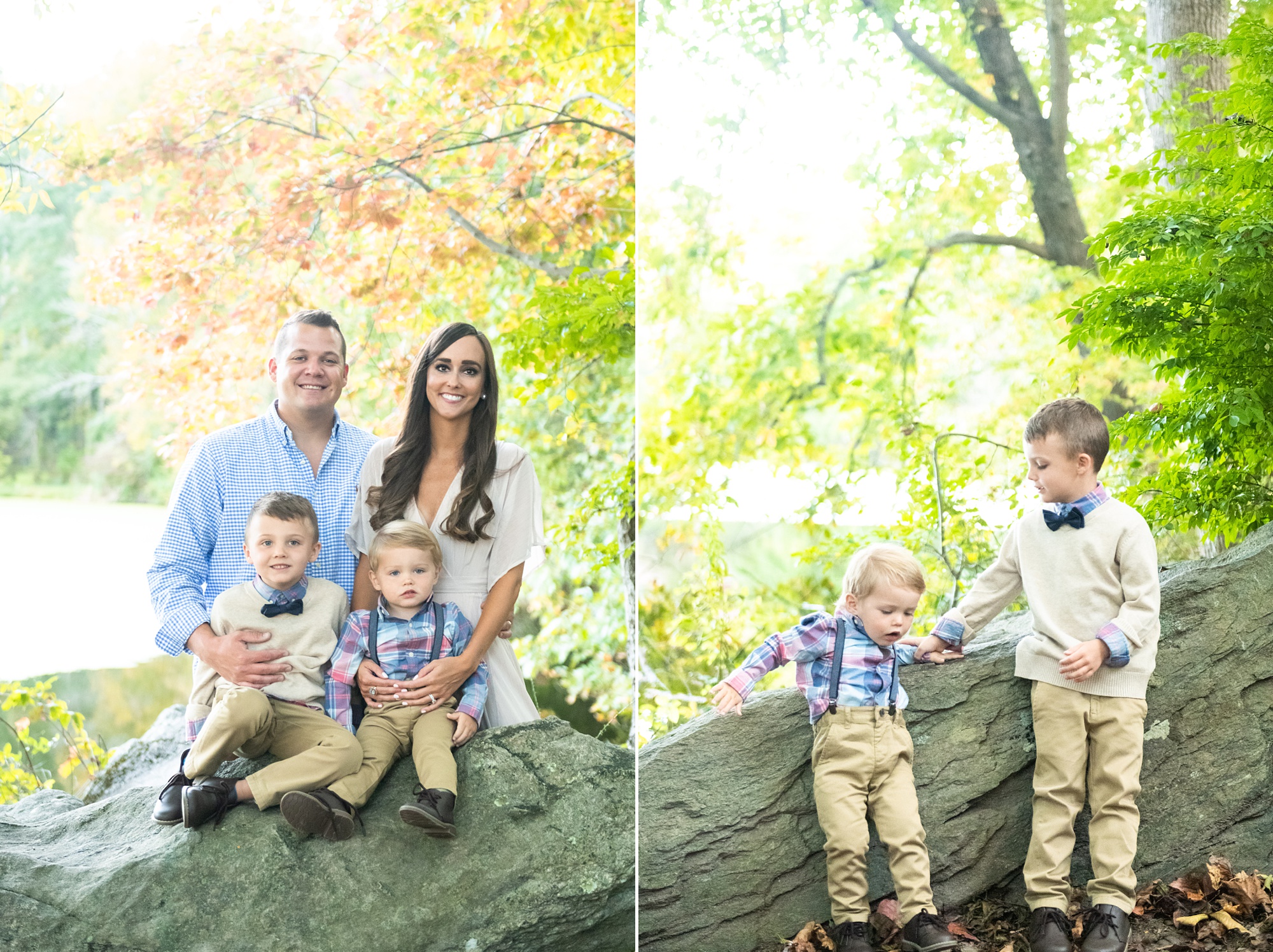 Frederick County family portraits during the fall