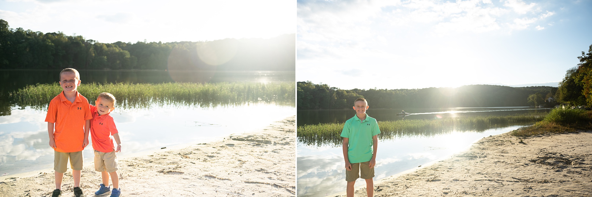 lakefront family photos in Maryland