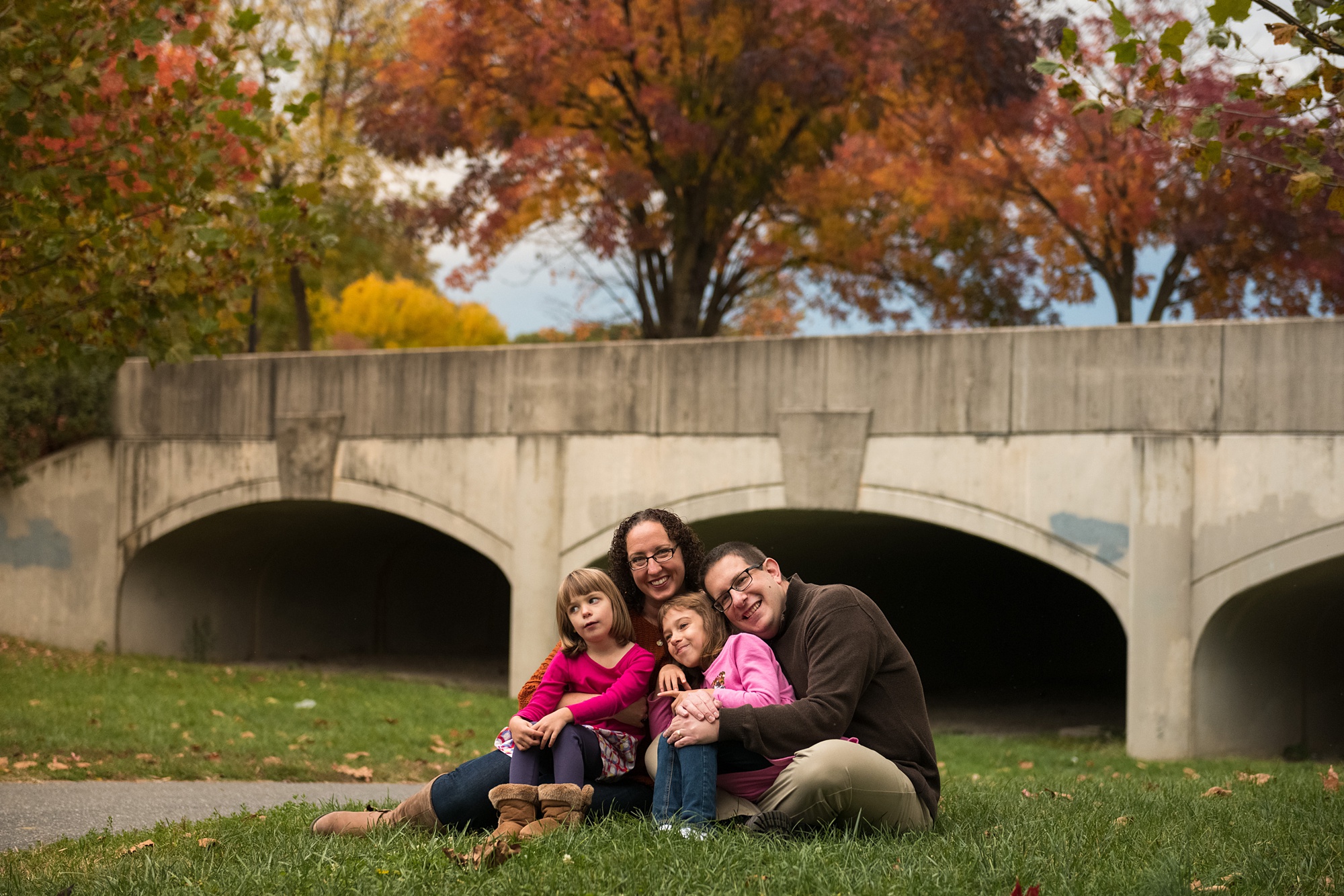 downtown family portraits in Frederick MD