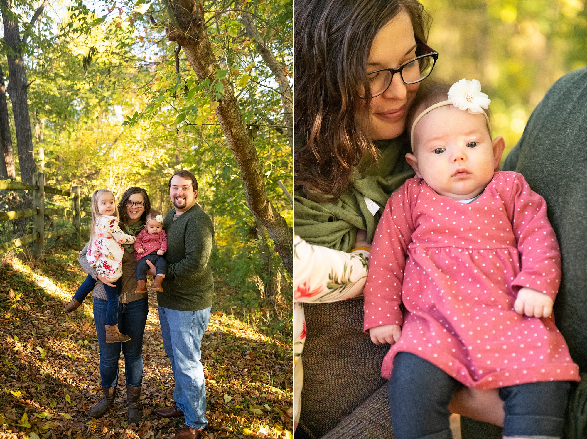 fall Frederick County family portraits