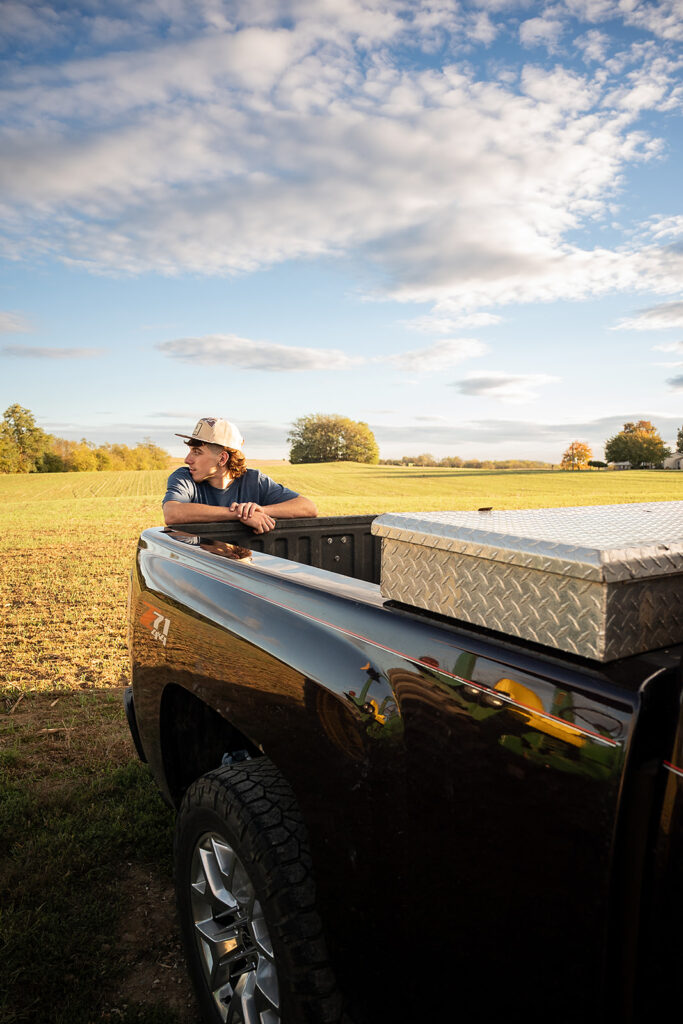 Relaxed senior photos celebrating individuality