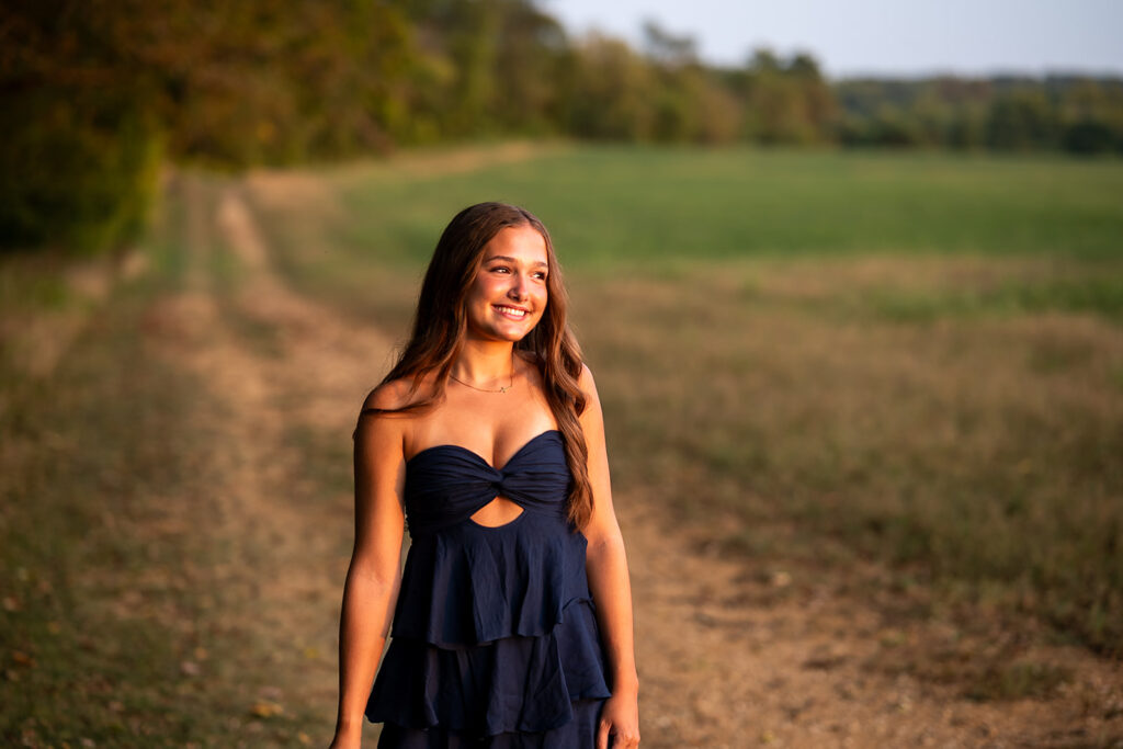 High school senior photography session highlighting personality