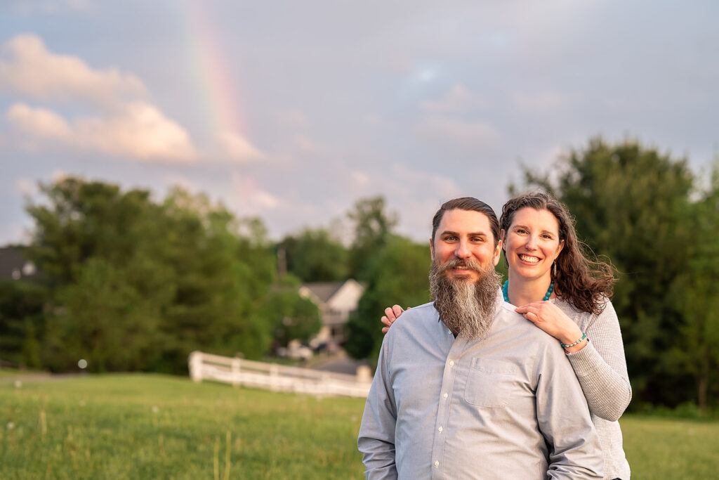 Outdoor photo session location chosen for comfort and safety